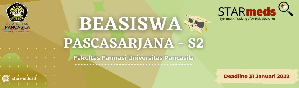 Postgraduate Scholarships Faculty of Pharmacy, Universitas Pancasila